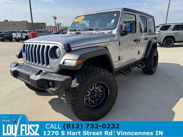 used 2018 Jeep Wrangler Unlimited car, priced at $23,990