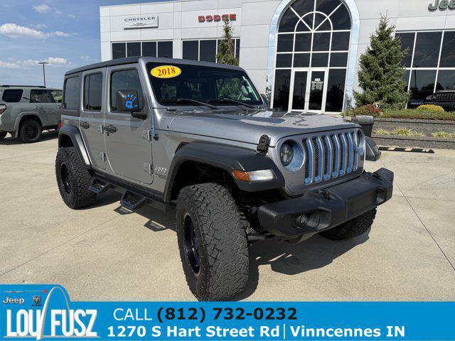 used 2018 Jeep Wrangler Unlimited car, priced at $23,990