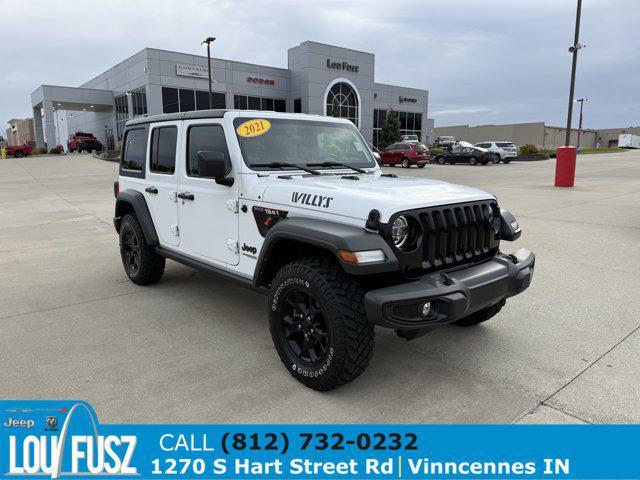 used 2021 Jeep Wrangler car, priced at $31,990