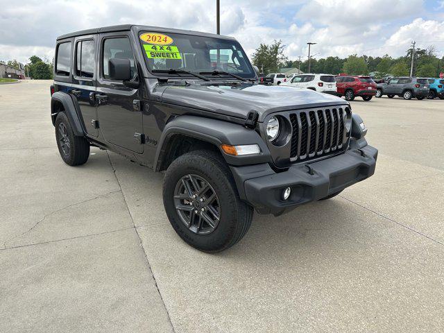 used 2024 Jeep Wrangler car, priced at $36,342