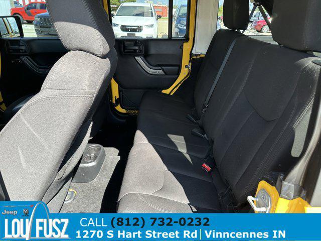 used 2015 Jeep Wrangler Unlimited car, priced at $15,752