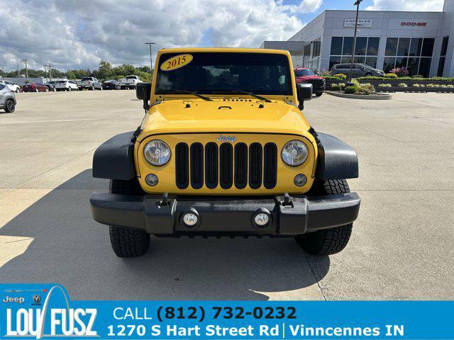 used 2015 Jeep Wrangler Unlimited car, priced at $15,752