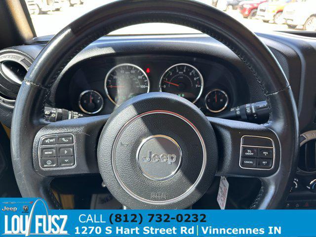 used 2015 Jeep Wrangler Unlimited car, priced at $15,752