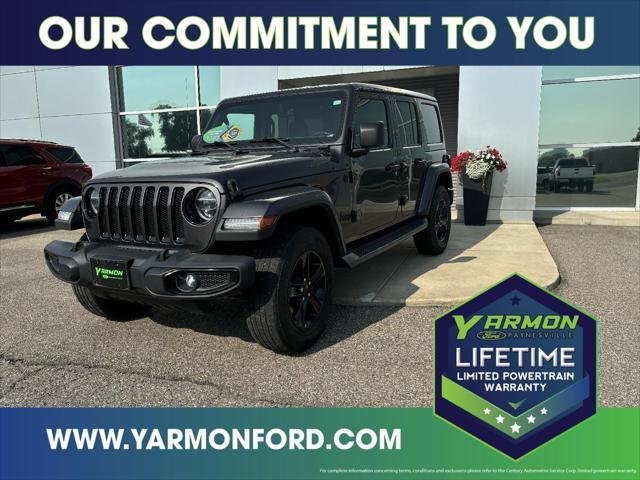 used 2020 Jeep Wrangler Unlimited car, priced at $31,999