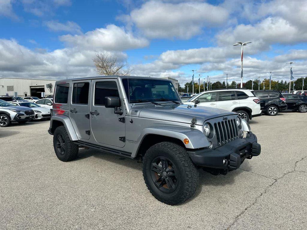 used 2017 Jeep Wrangler Unlimited car, priced at $21,713