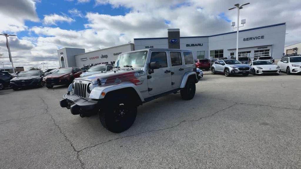 used 2017 Jeep Wrangler Unlimited car, priced at $21,713