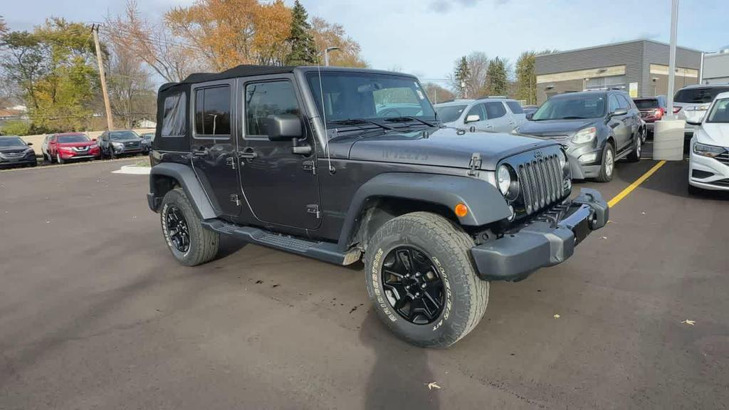 used 2017 Jeep Wrangler Unlimited car, priced at $14,838