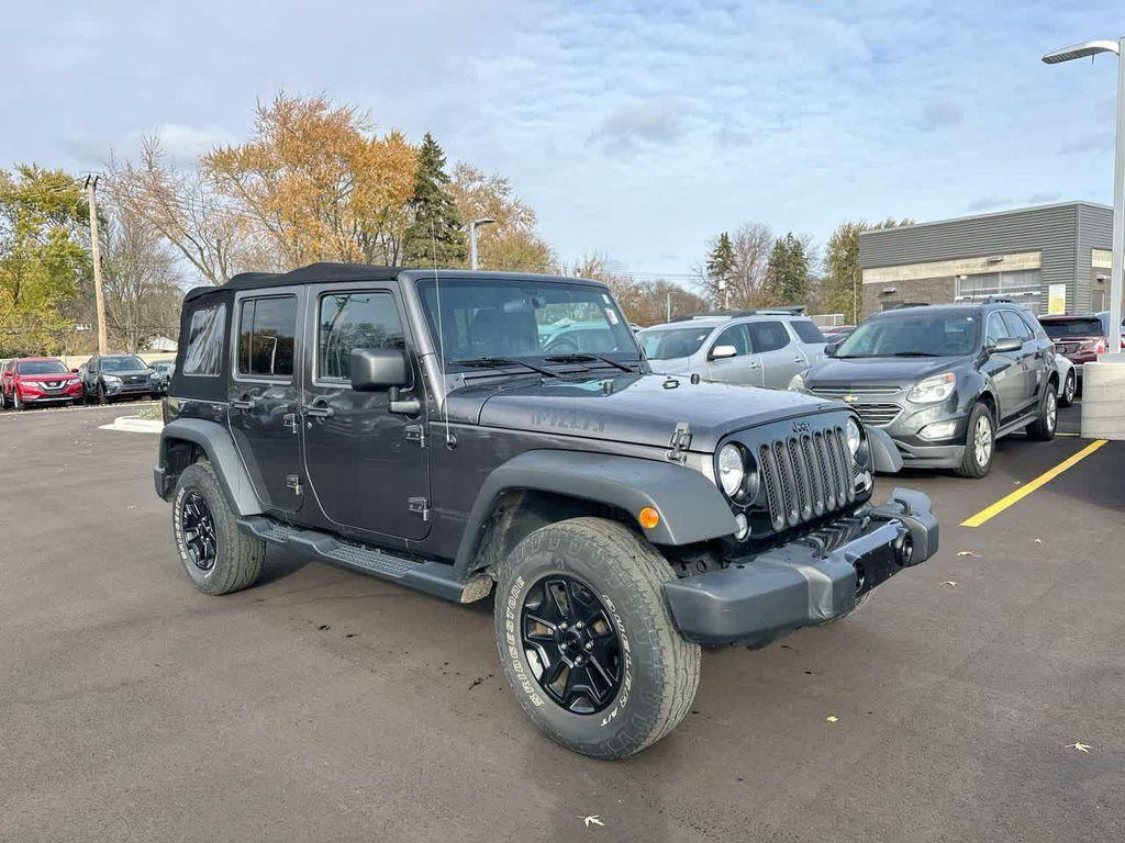 used 2017 Jeep Wrangler Unlimited car, priced at $14,838