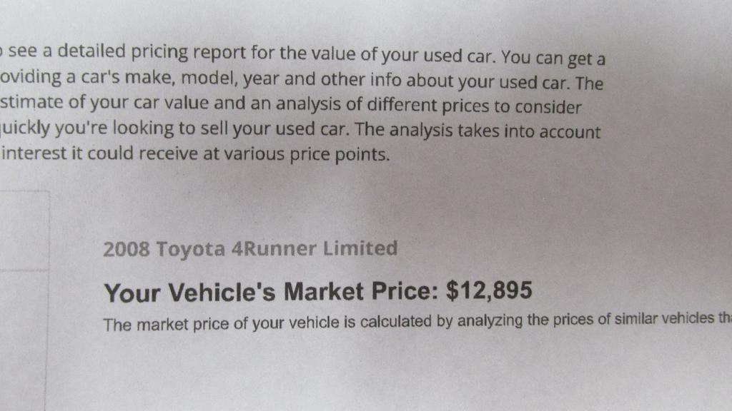 used 2008 Toyota 4Runner car, priced at $12,990