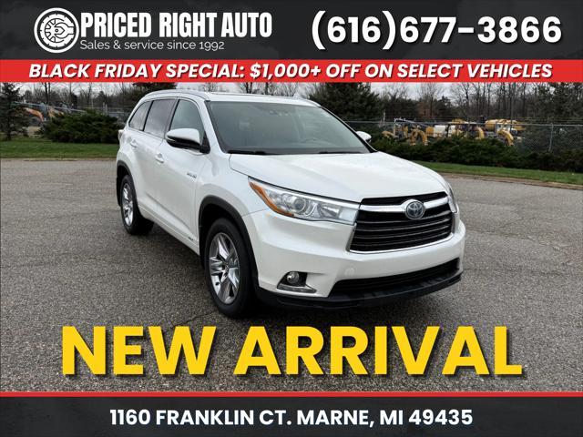 used 2016 Toyota Highlander Hybrid car, priced at $21,995