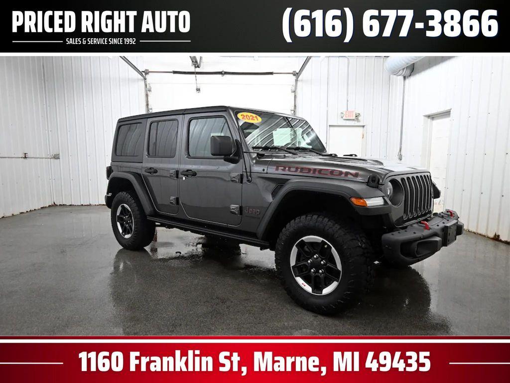 used 2021 Jeep Wrangler Unlimited car, priced at $28,000