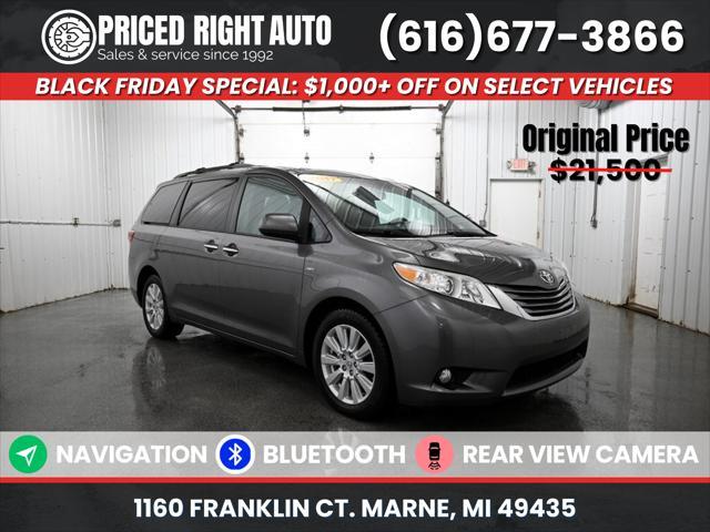 used 2017 Toyota Sienna car, priced at $19,000