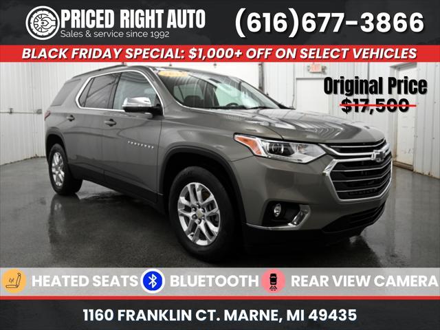 used 2019 Chevrolet Traverse car, priced at $17,500