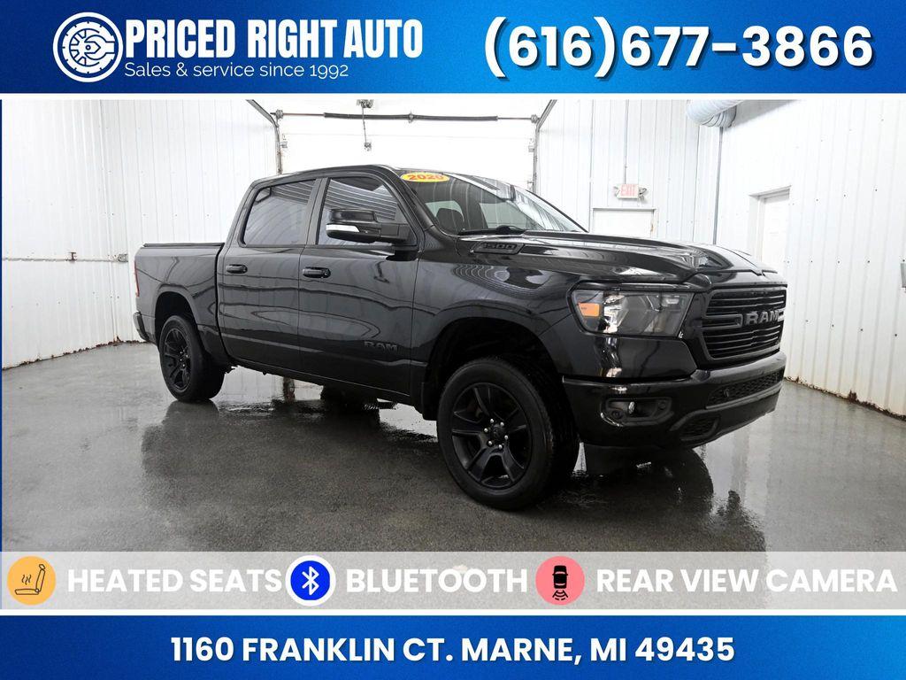 used 2020 Ram 1500 car, priced at $27,500