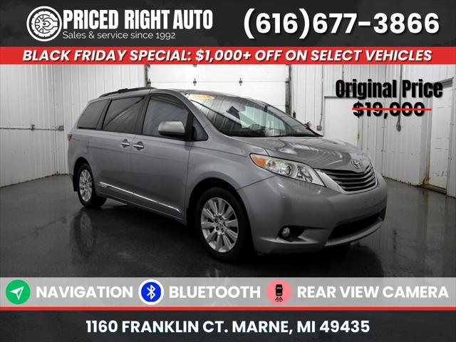 used 2015 Toyota Sienna car, priced at $17,500