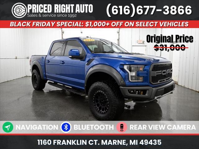 used 2017 Ford F-150 car, priced at $29,000