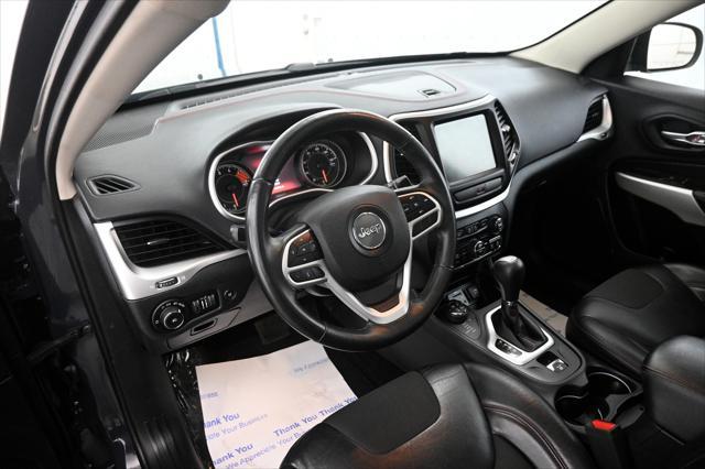 used 2017 Jeep Cherokee car, priced at $15,500