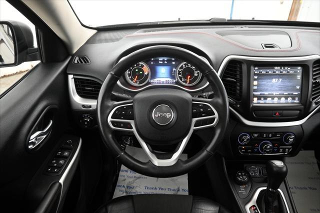 used 2017 Jeep Cherokee car, priced at $15,500