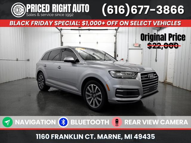 used 2018 Audi Q7 car, priced at $19,000