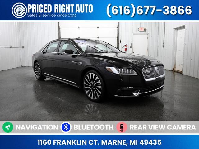 used 2017 Lincoln Continental car, priced at $21,000
