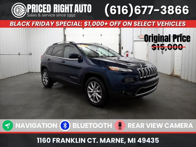 used 2018 Jeep Cherokee car, priced at $13,000