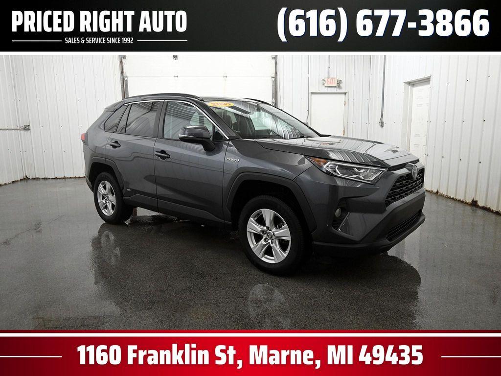 used 2021 Toyota RAV4 Hybrid car, priced at $24,500