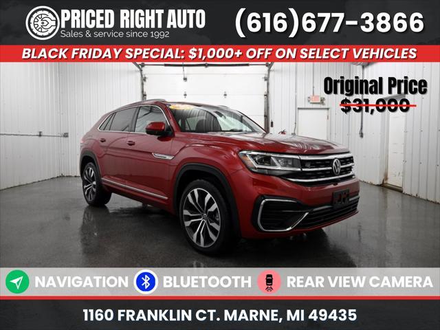 used 2021 Volkswagen Atlas Cross Sport car, priced at $30,500