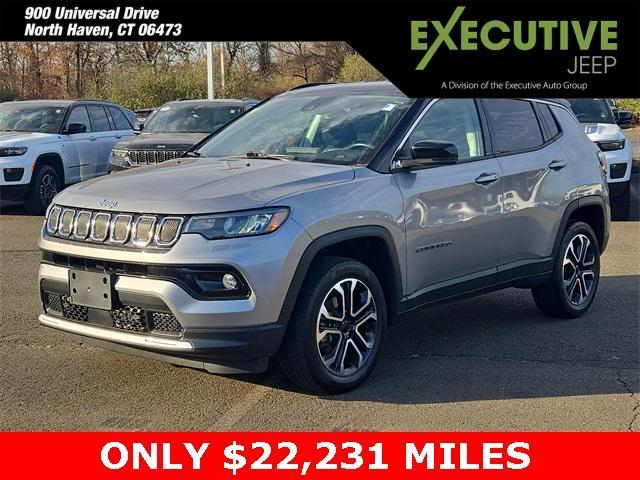 used 2022 Jeep Compass car, priced at $23,789