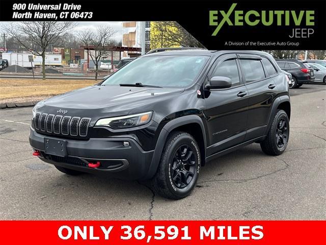 used 2021 Jeep Cherokee car, priced at $23,901