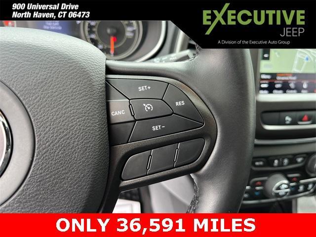 used 2021 Jeep Cherokee car, priced at $23,901