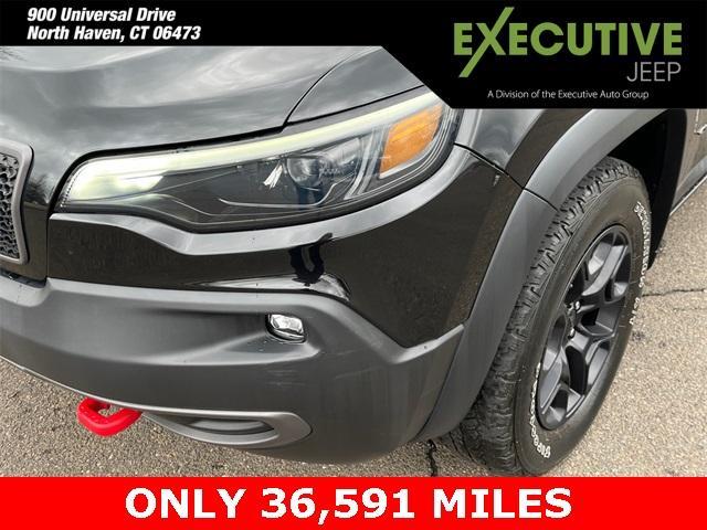 used 2021 Jeep Cherokee car, priced at $23,901