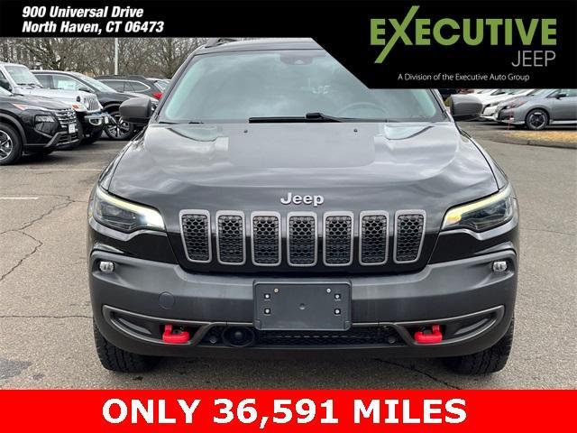 used 2021 Jeep Cherokee car, priced at $23,901