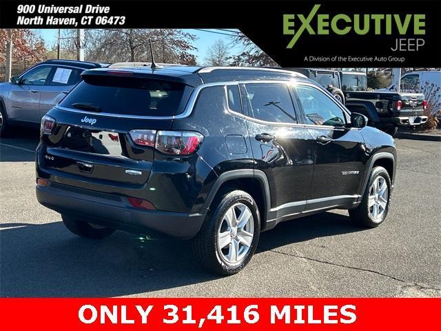 used 2022 Jeep Compass car, priced at $21,780