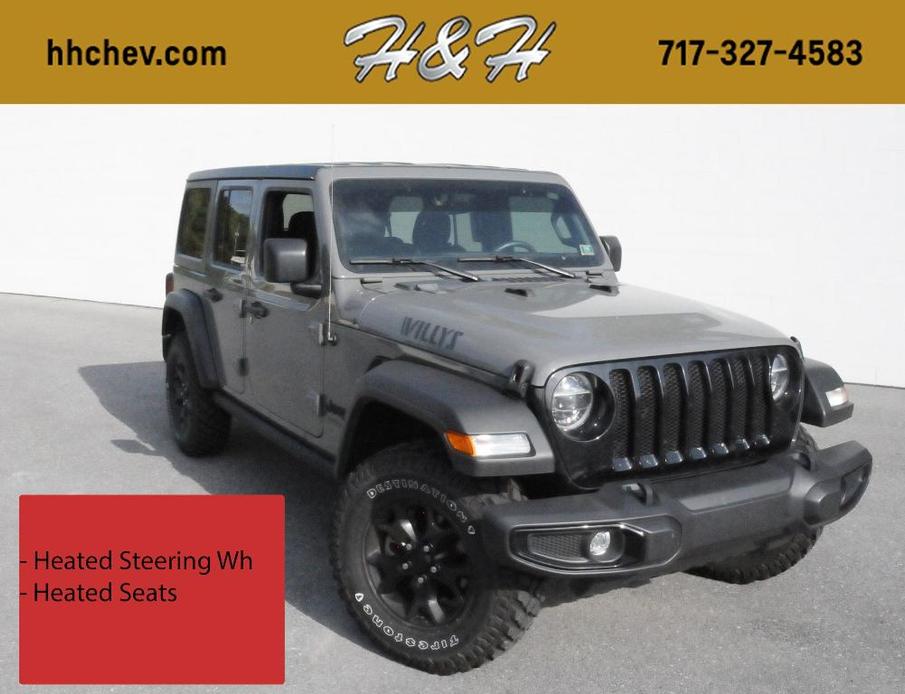 used 2021 Jeep Wrangler Unlimited car, priced at $33,940