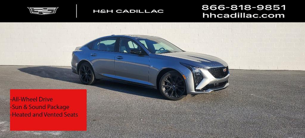 new 2025 Cadillac CT5 car, priced at $54,900