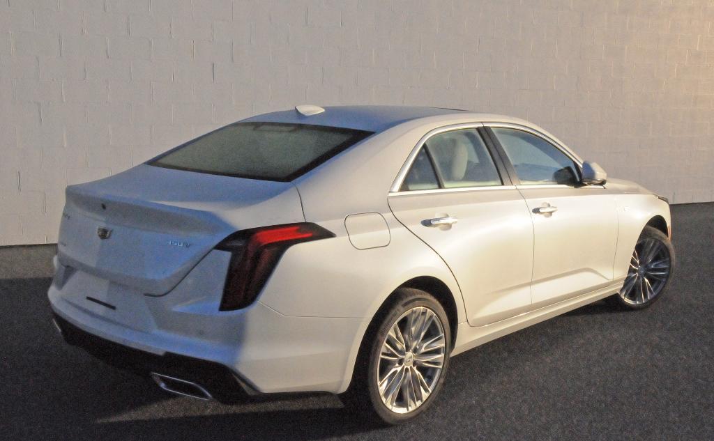 new 2025 Cadillac CT4 car, priced at $43,800