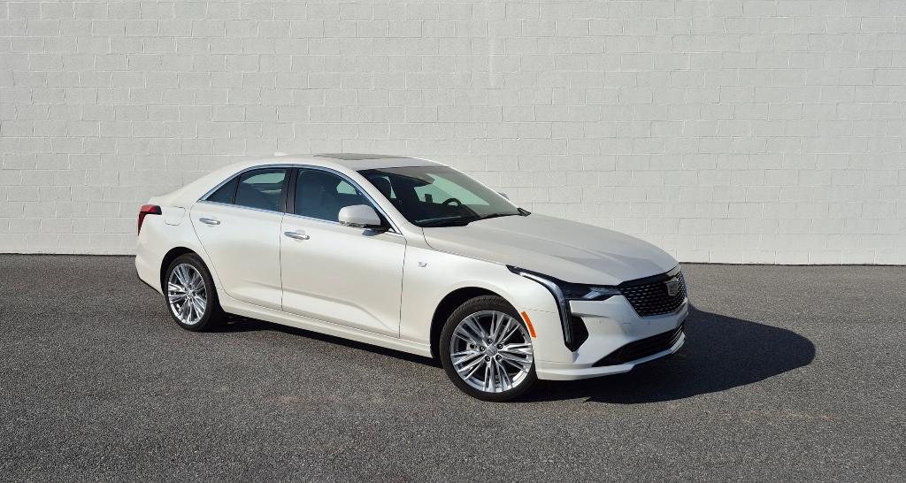new 2025 Cadillac CT4 car, priced at $46,150
