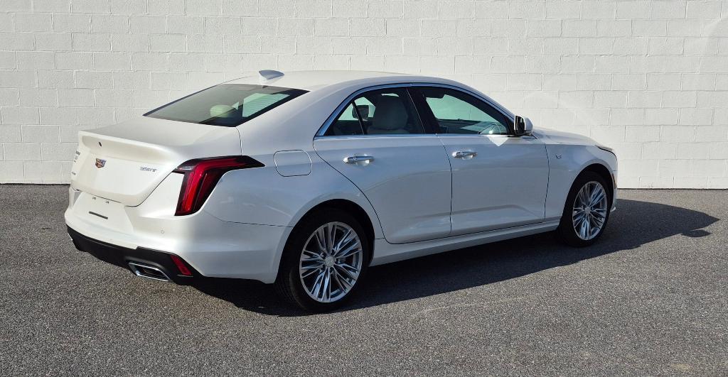 new 2025 Cadillac CT4 car, priced at $46,150