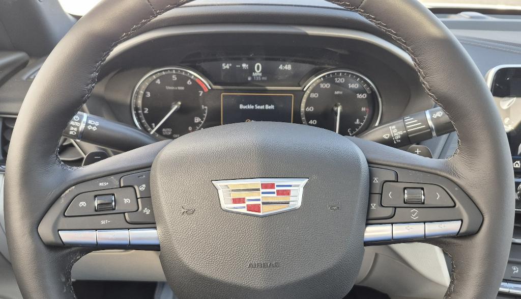 new 2025 Cadillac CT4 car, priced at $46,150