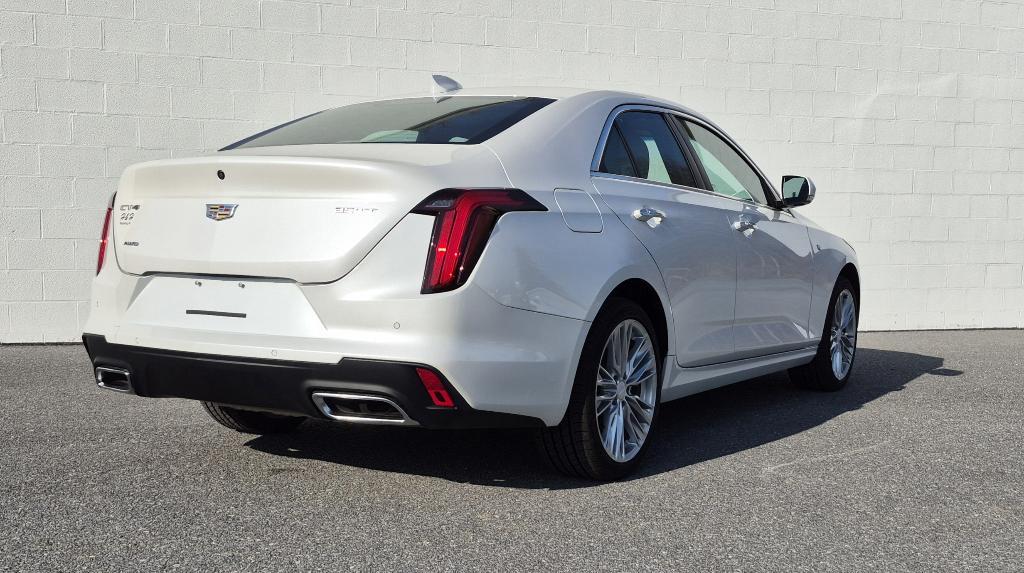 new 2025 Cadillac CT4 car, priced at $46,150