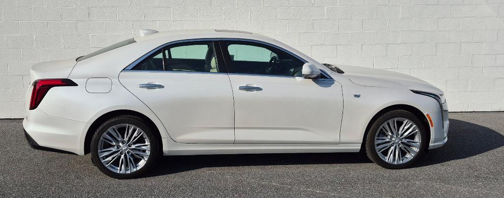new 2025 Cadillac CT4 car, priced at $46,150