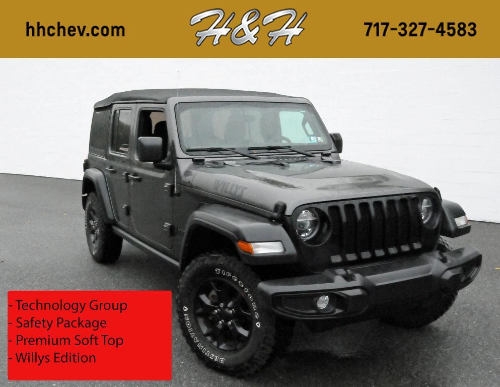 used 2021 Jeep Wrangler Unlimited car, priced at $29,900