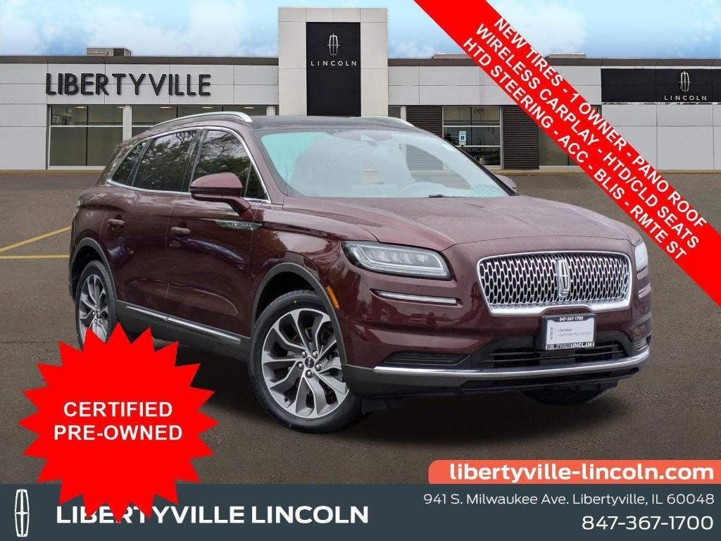used 2021 Lincoln Nautilus car, priced at $33,214