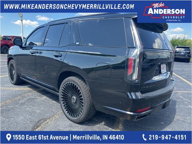 used 2022 Cadillac Escalade car, priced at $89,828