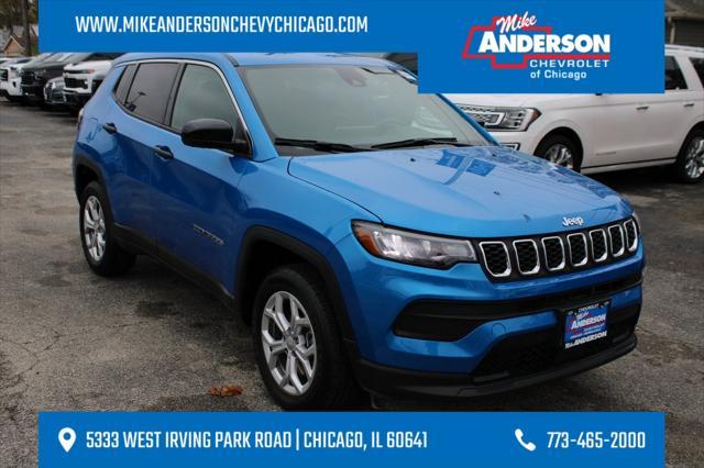 used 2024 Jeep Compass car, priced at $22,599