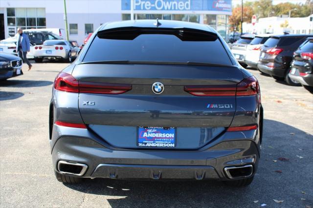 used 2021 BMW X6 car, priced at $58,899