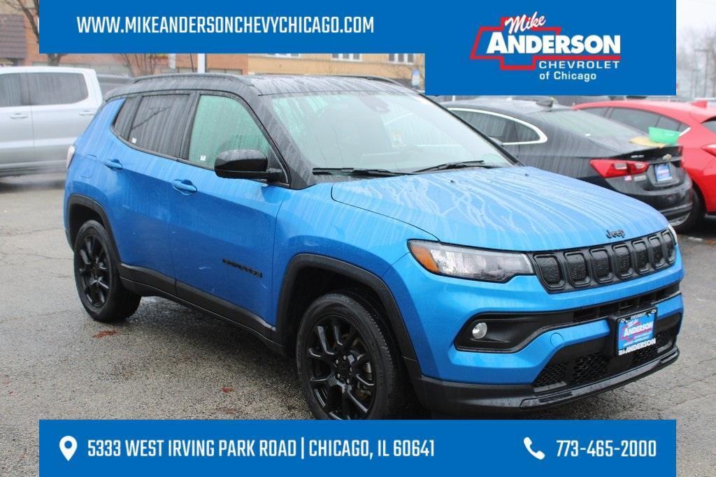 used 2022 Jeep Compass car, priced at $22,999