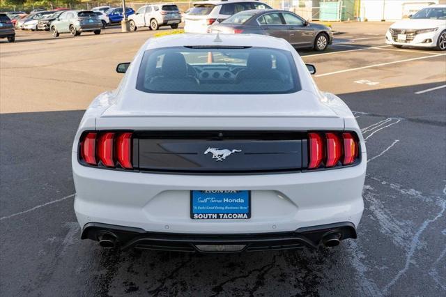 used 2021 Ford Mustang car, priced at $23,703