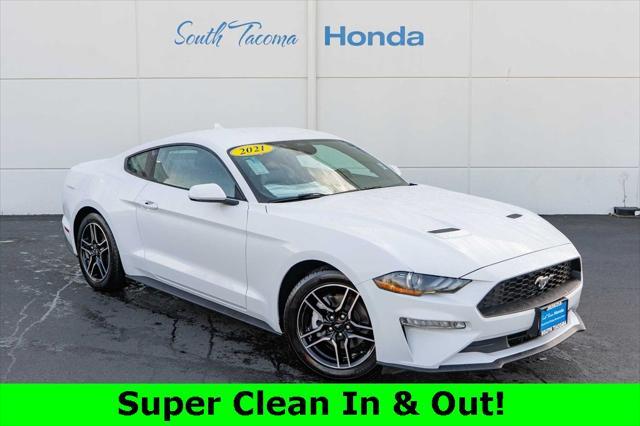 used 2021 Ford Mustang car, priced at $23,703