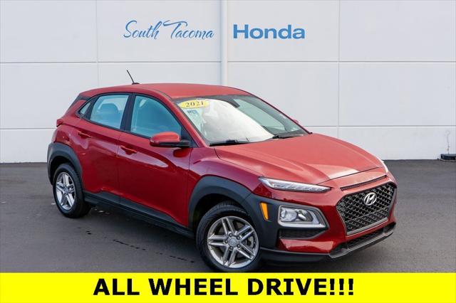 used 2021 Hyundai Kona car, priced at $17,825